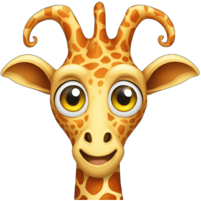 Girafe octopus emoji