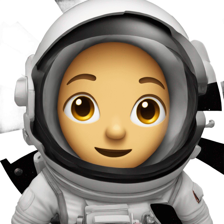 Astronaut in black hole emoji