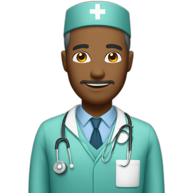 Nurse man emoji