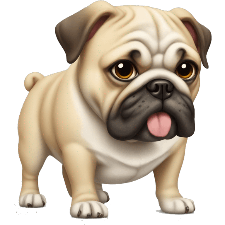 Bulldog and pug emoji