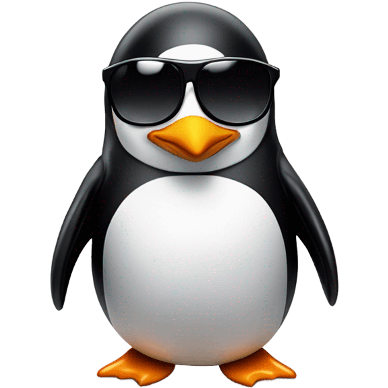 Penguin wearing sunglasses  emoji