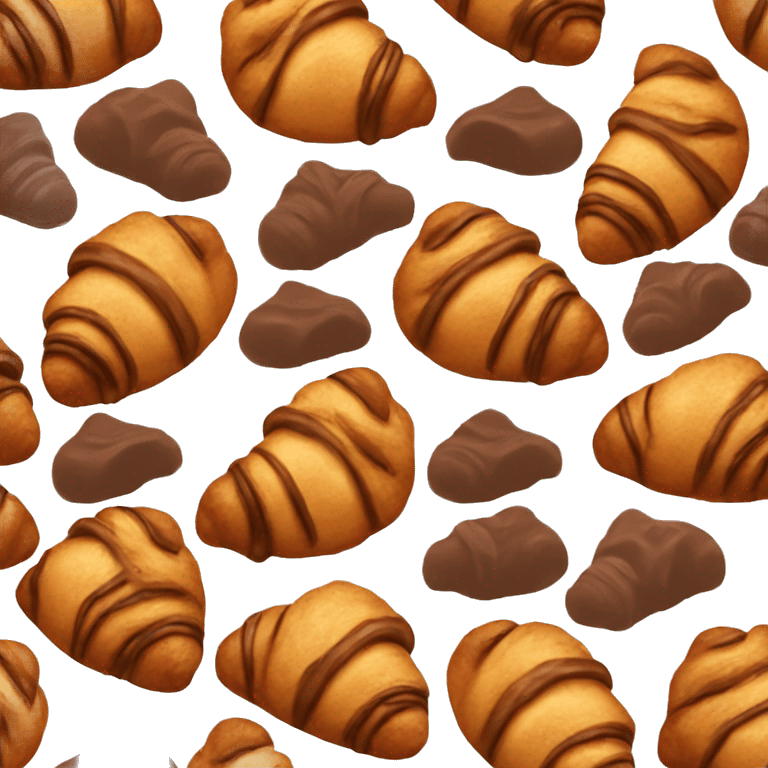 Chocolate croissant  emoji