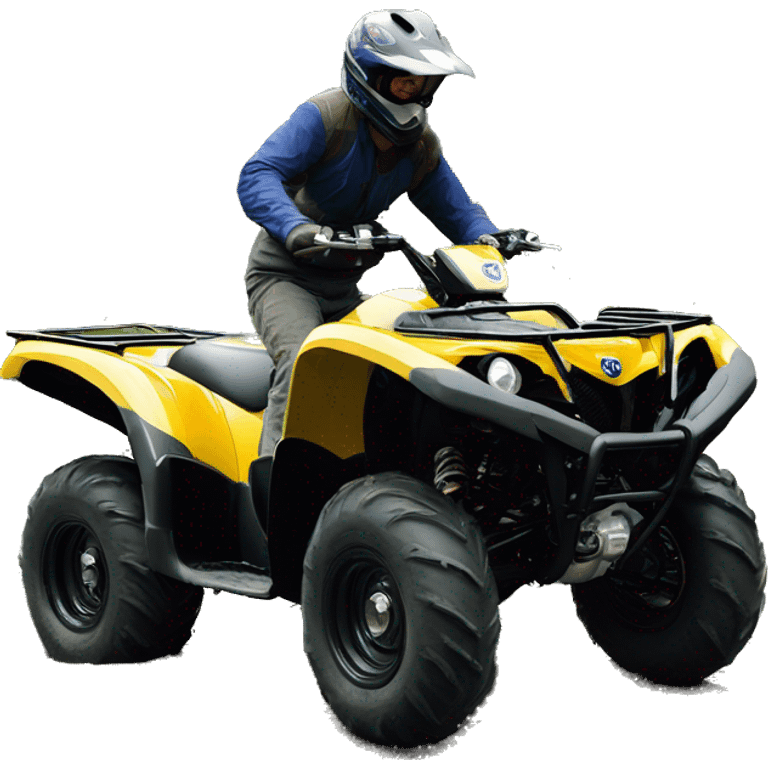 Квадроцикл yamaha grizzly 450 emoji