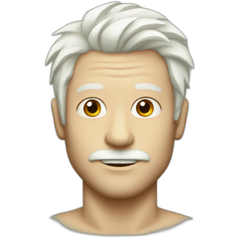 irish man with bleach hair emoji