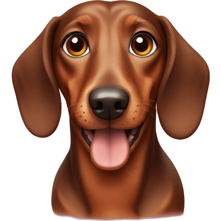 Brown Dachshund emoji