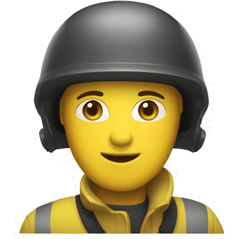 yellow hard security helmet emoji