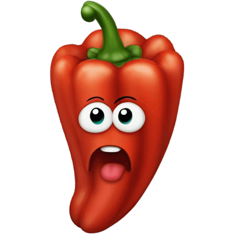 Red bell pepper  emoji