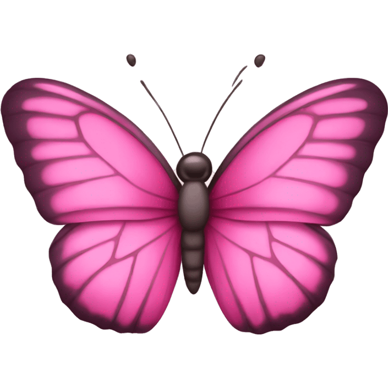 Pink butterfly  emoji