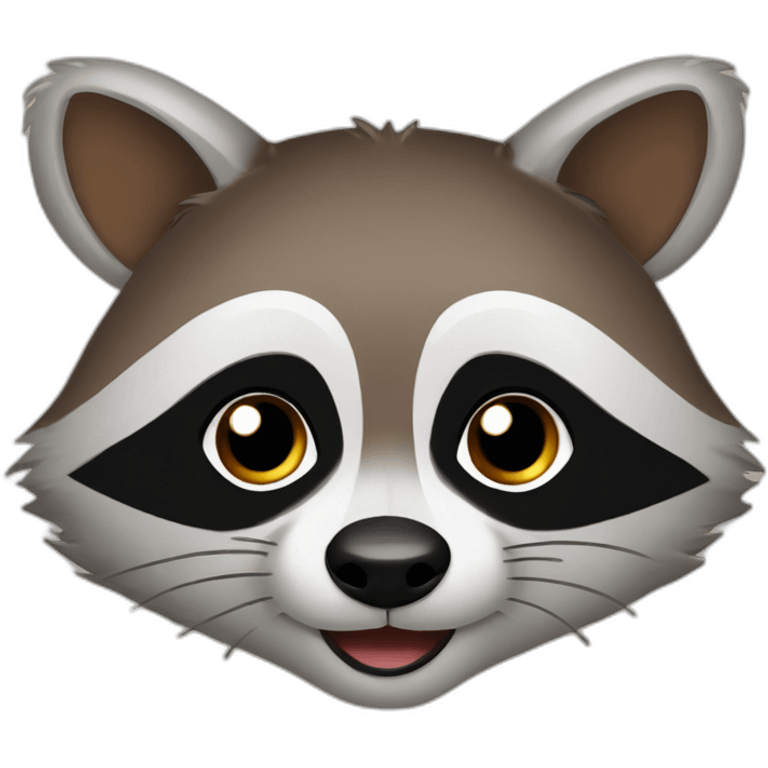 brown cute raccoon emoji