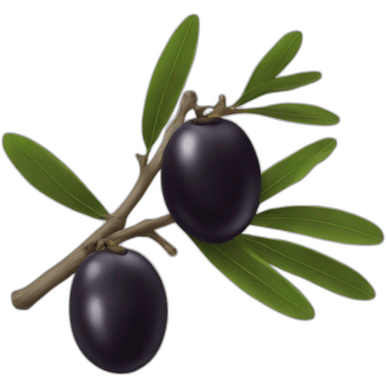 black olive emoji