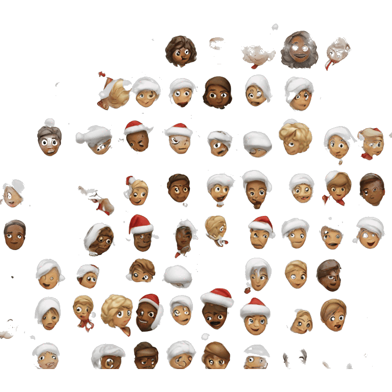 White christmas emoji