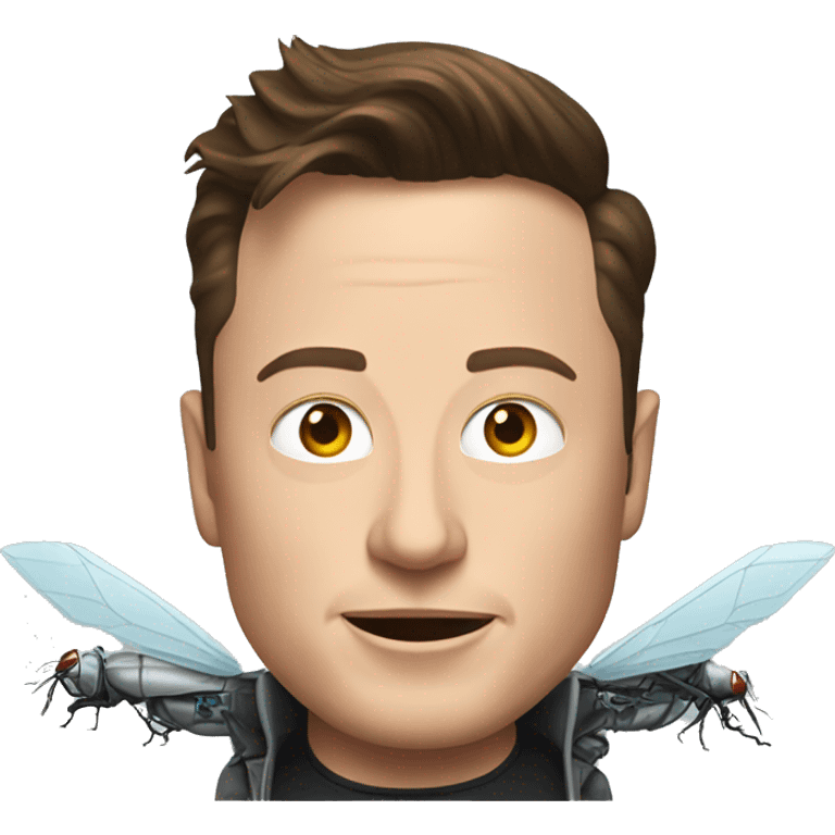 elon musk fly version emoji