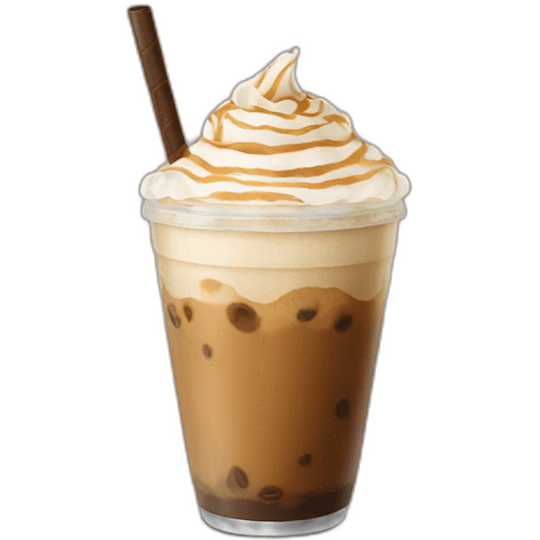 Coffee frappe emoji