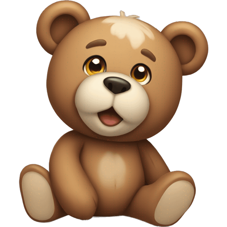 Teddy bear bring wish  emoji