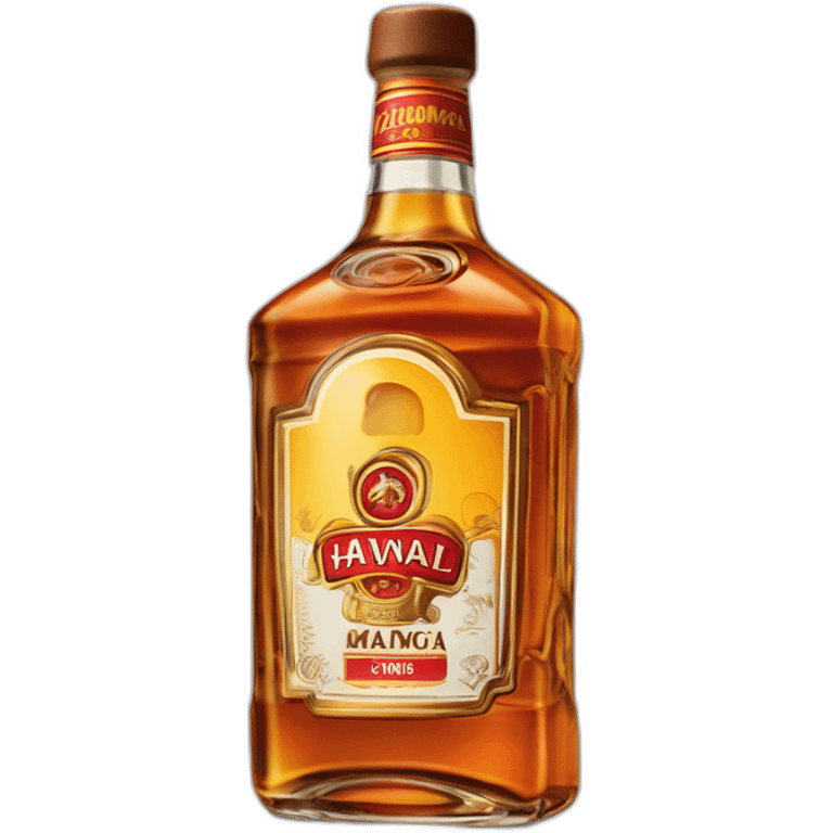 Bouteille de rhum de la marque havana club emoji