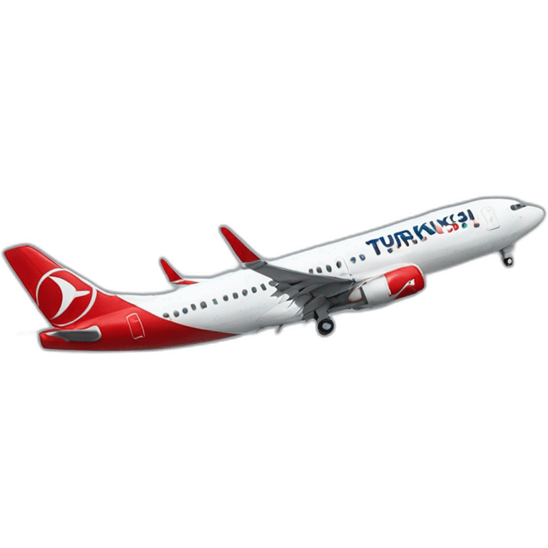 Turkish airline's plane emoji