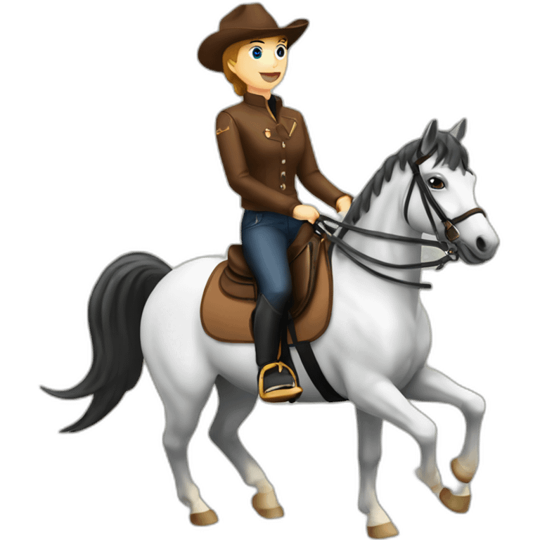 horse riding club emoji