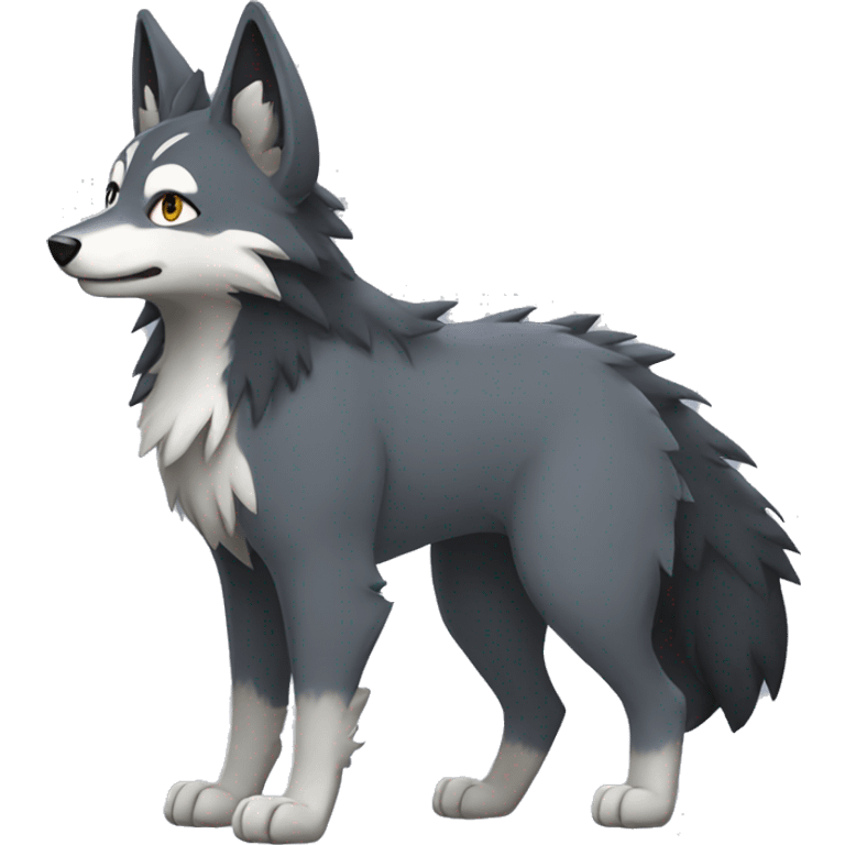 Mightyena full body emoji