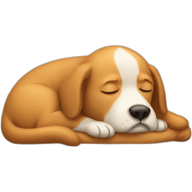 sleeping dog emoji