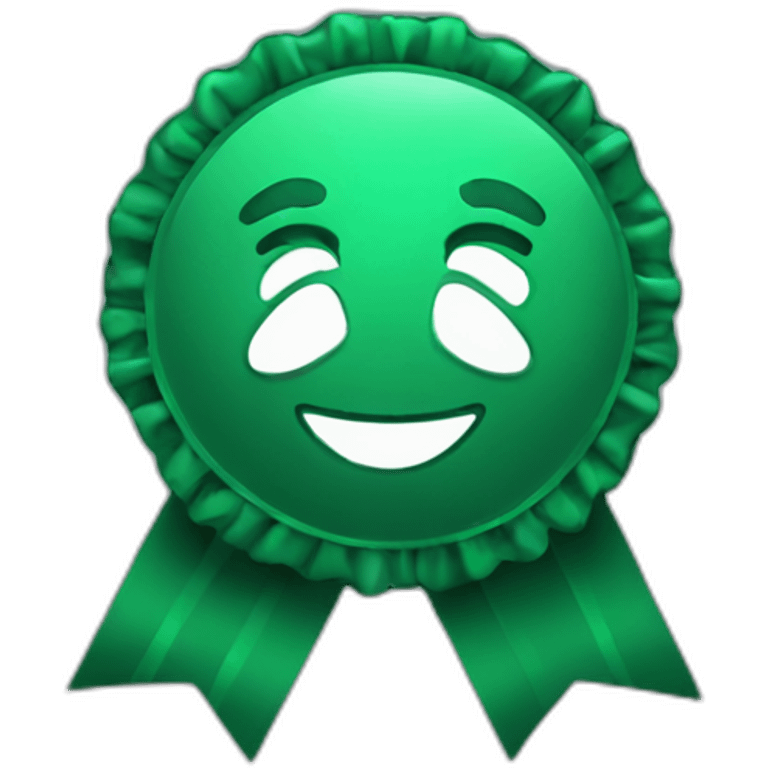 dark green award emoji