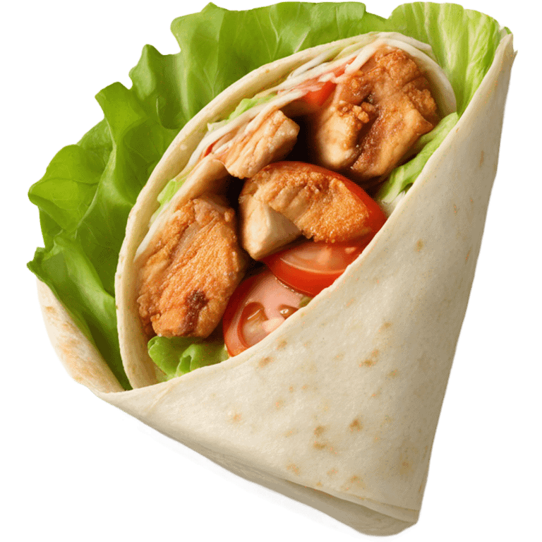 chicken wrap emoji