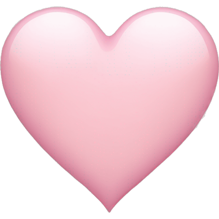 light pink heart emoji