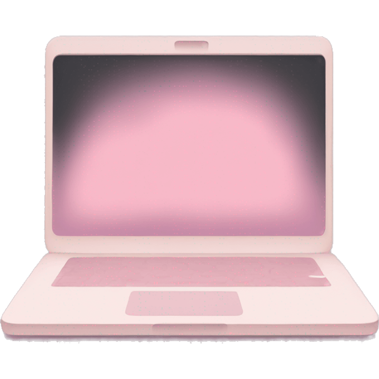 Soft Pink laptop 🩷 emoji