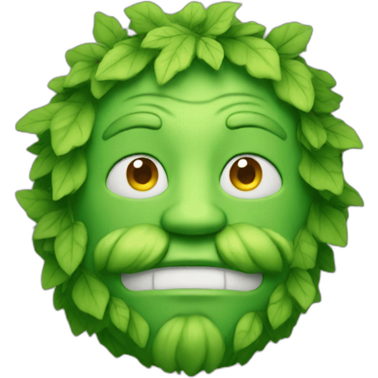 a green man emoji