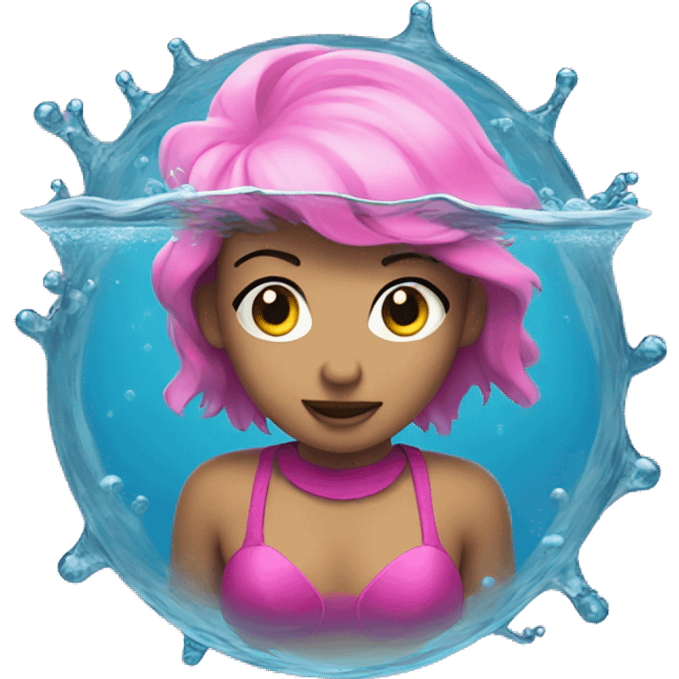 pink under water emoji