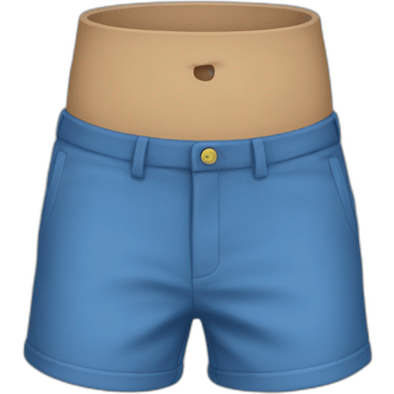 Blue shorts emoji