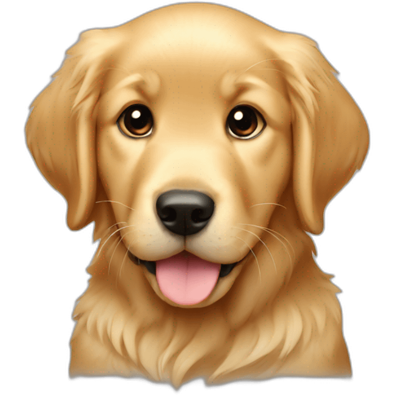 golden retriever puppy emoji