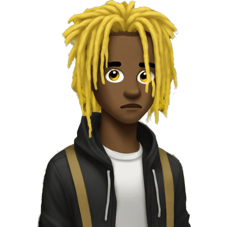 Xxxtentacion Black Yellow dreads emoji