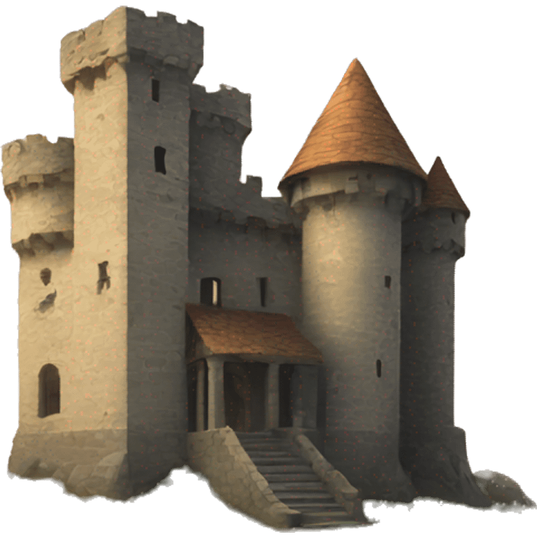 Old abandoned castle  emoji