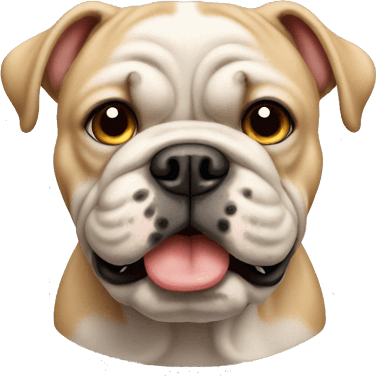 beige Bulldog emoji