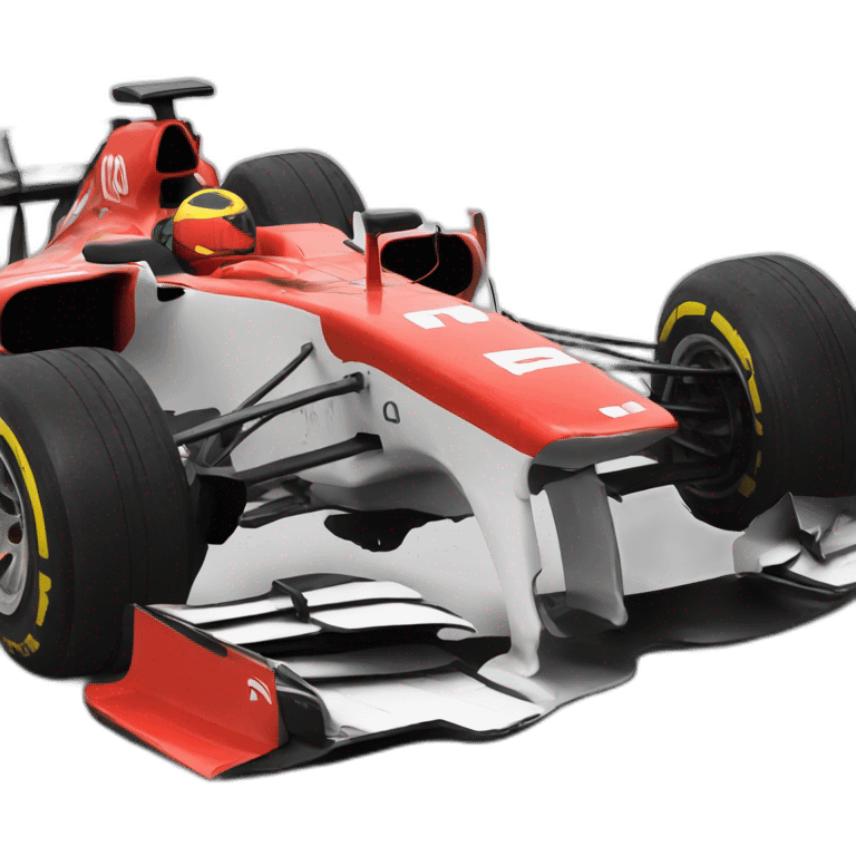 crashed f1 car emoji