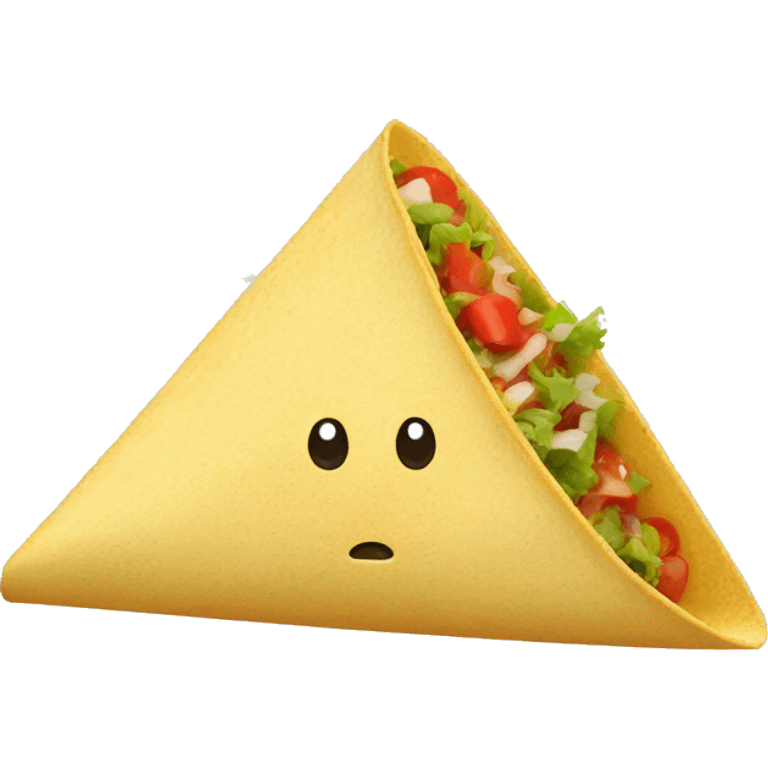 triangular taco emoji