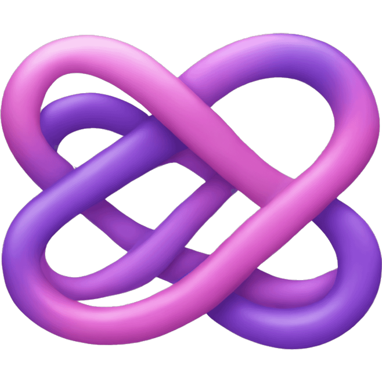 Pink and purple infinity  emoji