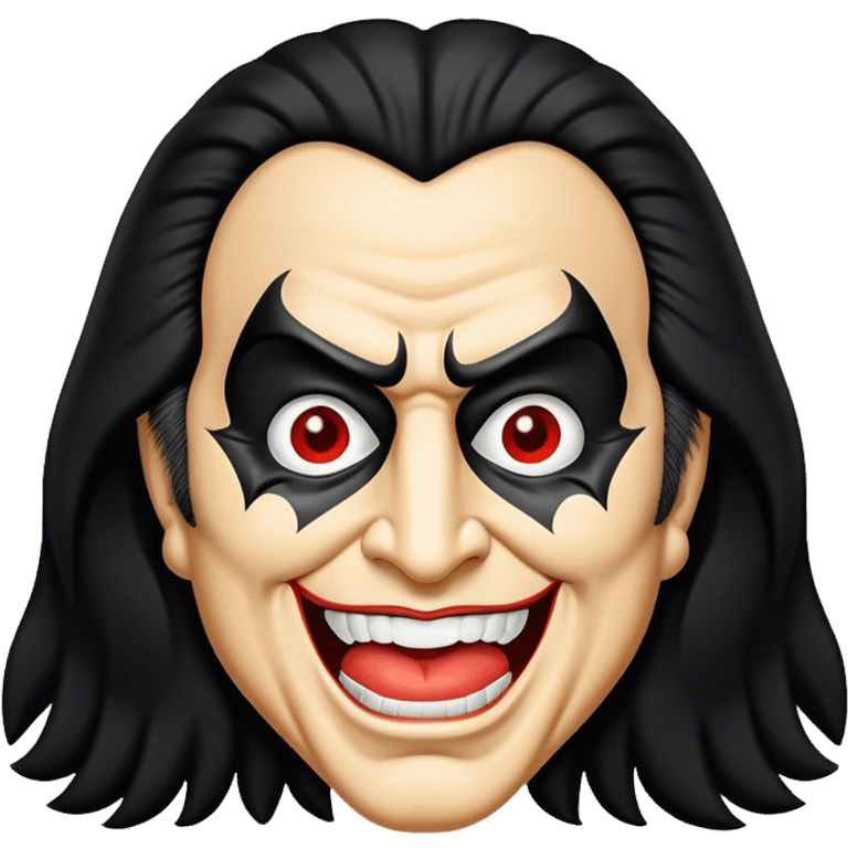 Gene Simmons kiss happy face emoji