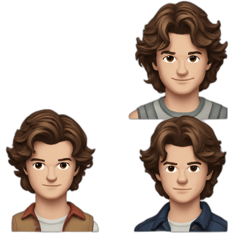 Joe Keery Steve Harrington from stranger things emoji