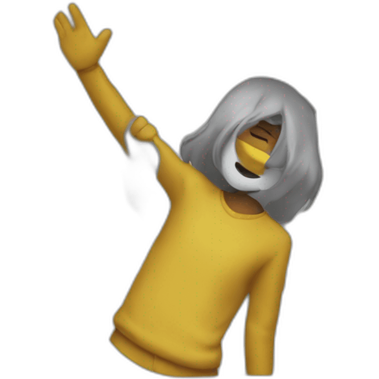 personne qui dab emoji