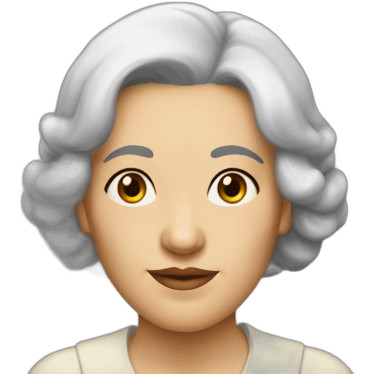 agniya barto old Russian woman writer with black hair emoji