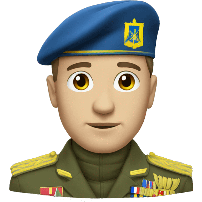 ukraine military man  emoji