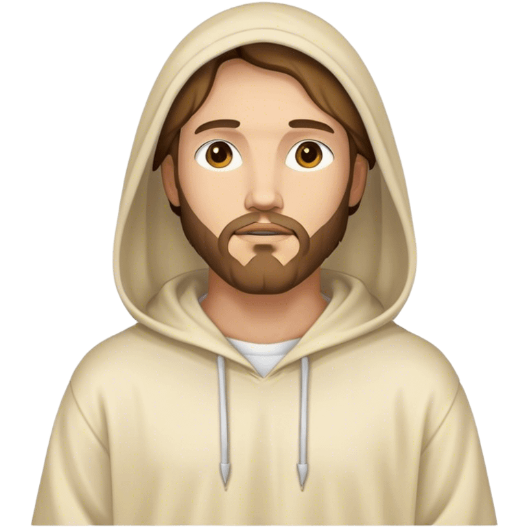 jesus christ in a hoodie emoji