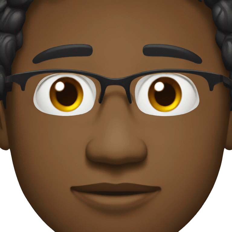 Black young economist  emoji