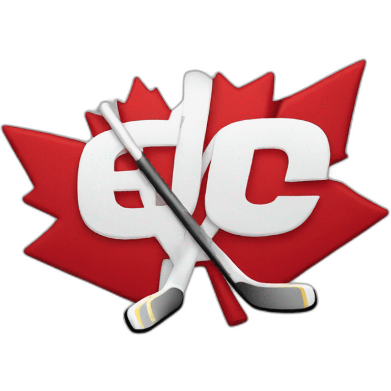 Canadians hockey logo emoji