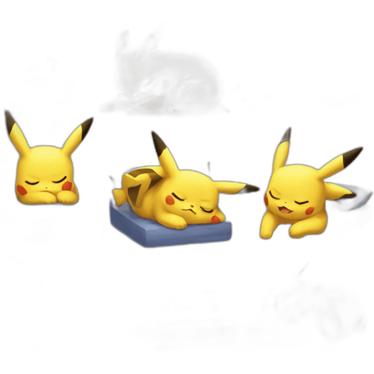 pikachu sleep emoji