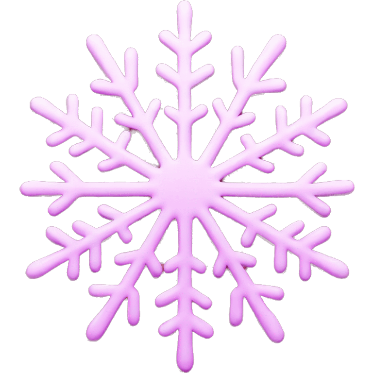 pink snowflake emoji