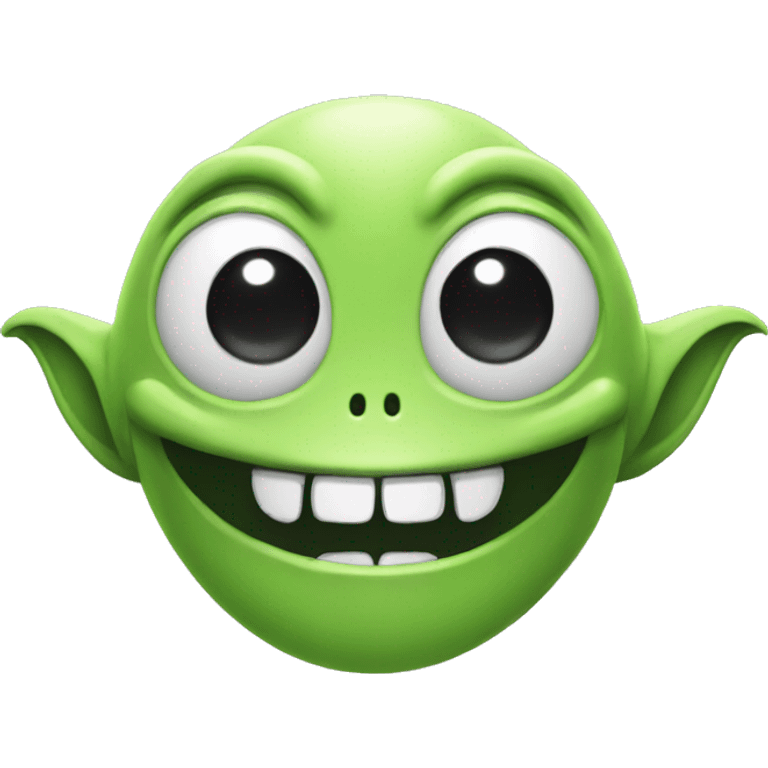 alien happy emoji