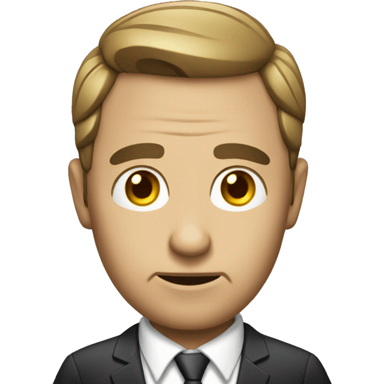 A corrupt business man  emoji