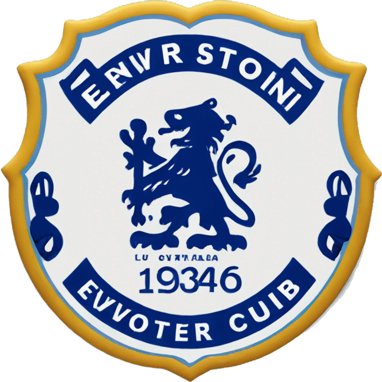 Everton football club badge emoji